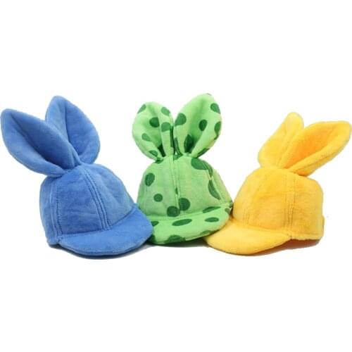 For 1/6 Blyth Casquette Rabbit Cap Yellow&Blue&Green