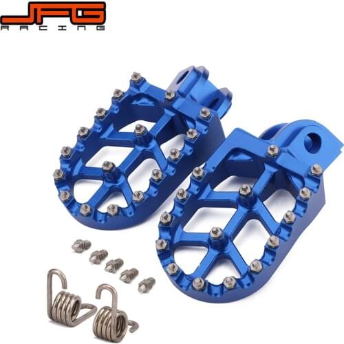 Motorcycle Foot Pegs Pedals Rests Footpegs For Husqvarna TC65 TC85 TC125 TC250 TE250 TE300 FE250 FE350 FE450 FS450 TC TE FC FS