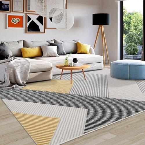 Nordic Ins Carpets For Living Room Concise Geometric Carpet Bedroom Home Area Rugs Thick Table Coffee Polypropylene Sofa Mat