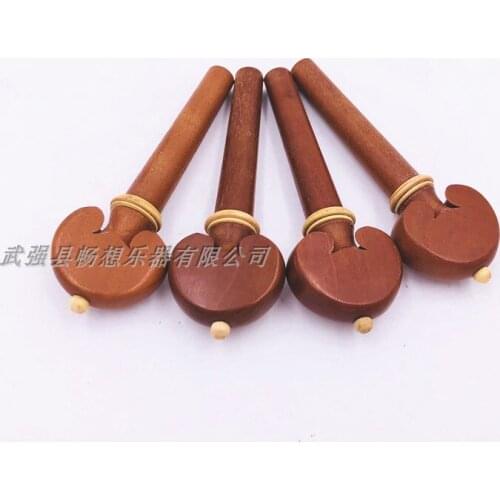 Wholesale Brand new 2 sets (8 pcs) natural jujube wood 4/4 cello pegs 4/4 size
