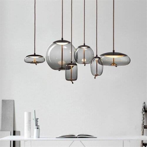 Nordic Loft Light Vintage Industrial Pendant Light Kitchen Modern Hanging Loft Light Fixtures Living Room Luminaire Suspendu Art