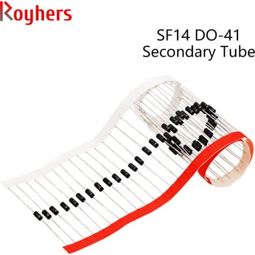 20Pcs Super Fast Recovery Rectifier Diode 1A 400V SF12 SF14 SF16 SF18 DO-41 Electronic Components Diy Set SF