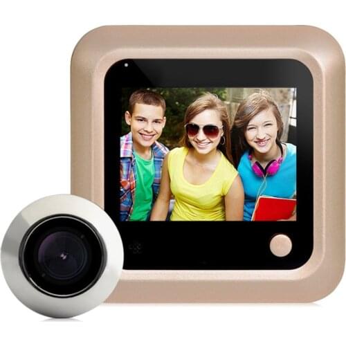 X5 2.4 Inch TFT Color Screen Display Home Smart Doorbell Security Door Peephole Electronic Cat Eye