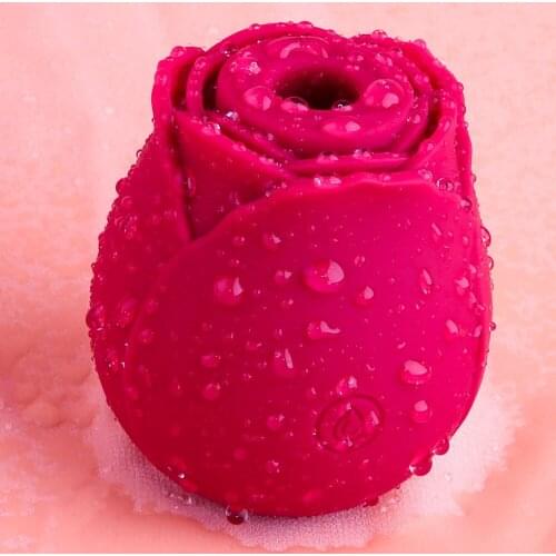 Clitoris Sucking Rose-Shaped Erotic Nipple Sucker Honey Beans Vaginal Stimulation Powerful Vibrator Male and Female Sex Toys