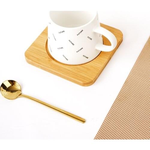 High Quality Coffee Mug Tea Cup Office Bar Drinkware Alphabet Matte Coffee Set Coffee Cup with Saucer Spoon Gift Ceramic Cup