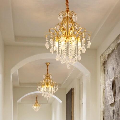 TRAZOS Golden LED Pendant Lights Metal Acrylic Tree Branch Shape Indoor Light Fixtures Restaurant Living Room Pendant Lamp