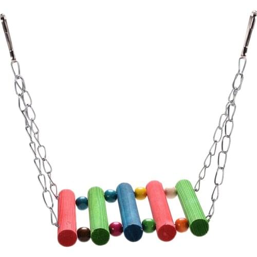 1pc Hot Sale Pet Bird Parrot Toys Parakeet Budgie Cockatiel Cage Hammock Swing Toy Hanging Chew Toys for Birds