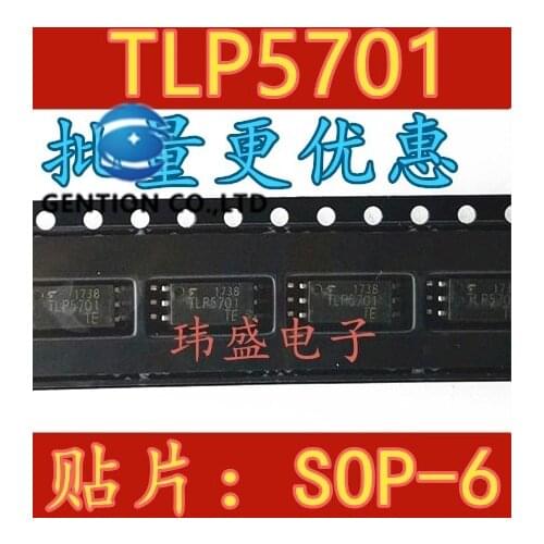 10PCS TLP5701 P5701 SOP-6 drive light coupling isolator in stock 100% new and original