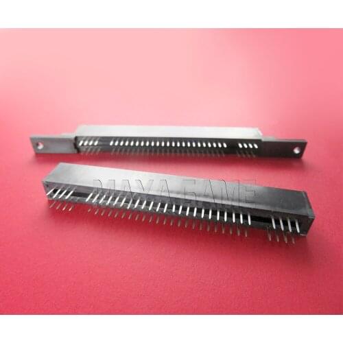 10pcs High quality Replacement 2.55mm Interval 62 Pin 62Pins Card Slot Super for Famicom for SFC/SNES Clone Console