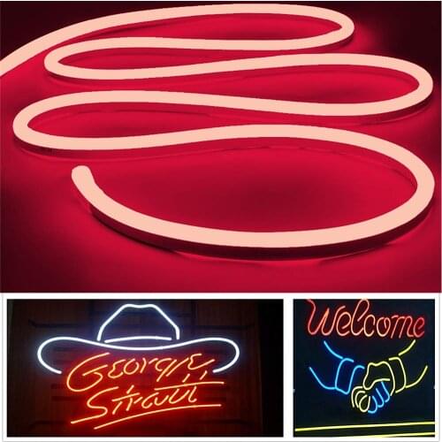 12V 3M Led Strip Waterproof Ribbon Led Neon Light IP67 White /WarmWhite Red Blue Led Tape Light 2835 120Led/m Stage model light