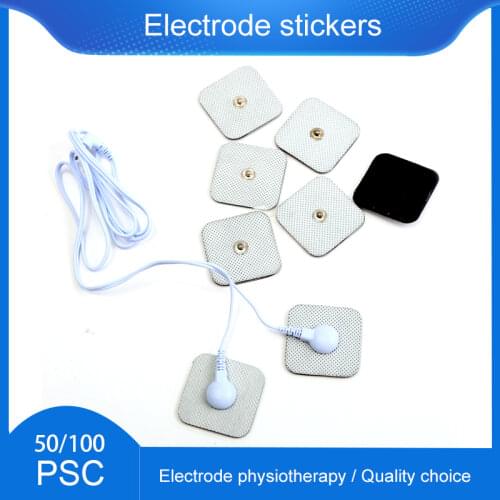 20/50pcs Therapeutic Pulse Stimulator Electro Sticker for Electrode Pads TENS Conductive Gel Body Acupuncture Therapy Massager