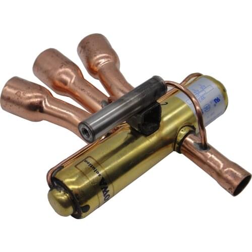 2.9M3/H KV value 4-way reverse valves can be installed freezer equipment to defrost to reverse fluoride frow direction