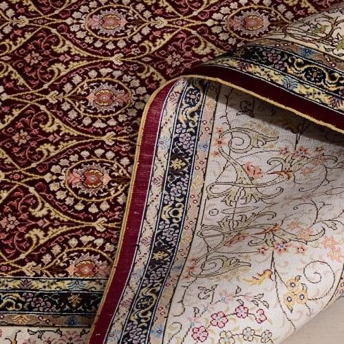 6x9 Feet 100% Hand-knotted Classical Persian Design Silk Carpet Persian Carpet For Living Room