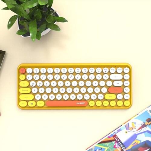 Wireless Bluetooth-compatible Keyboard Mini Gaming Keyboard For Macbook PC Gamer Laptop iPad Tablet Computer Andorid Keyboard