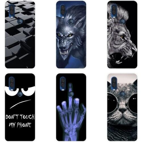 For Moto One Vision Case Silicone TPU Phone Case For Motorola One Vision Case Soft Cover