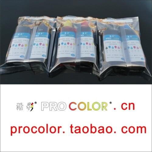6 COLOR 850BK PGI-850XL Pigment ink CLI-851 CLI851XL BK C M Y GY Dye ink refill kit for Canon PIXMA MG7580 IP8780 inkjet printer