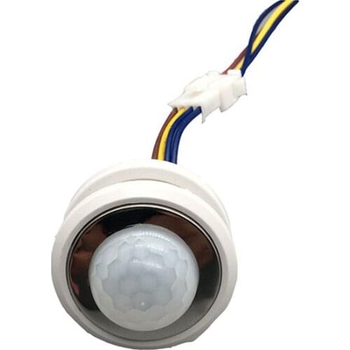 110 Degree Occupancy Sensor, 220V PIR Motion Sensor Switch, High Sensitive Movement Detector Light Switch, Adjustable Delay