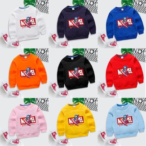 Childrens Hoodie Pajamas Long Sleeve T-shirt Sports Pajamas Spider Man Suit Avengers League Cartoon Captain America Hoodie Boy