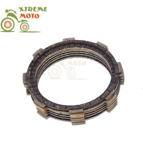 Motorcycle Clutch Disc Friction Plates Set 9pcs for HONDA CB250F 1996-2007 CBF250 04 05 06 VT250C 1994-2007 VT250C 1996-1998
