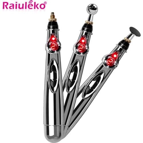 Electronic Acupuncture Pen Electric TENS Meridians Laser Therapy Heal Pulse Massage Pen Meridian Energy Pen Relief Pain Tools
