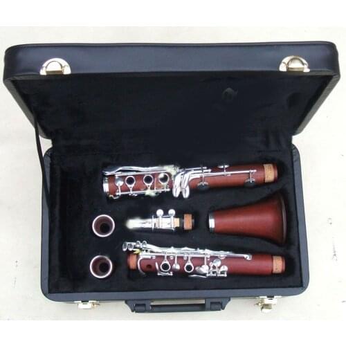 Rosewood clarinet Bb Great Wood Nice Material Tone mouthpiece set case etc