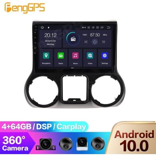 For Jeep Grand Wrangler 2011-2016 Android Radio Multimedia 2 Din DVD Player GPS Navigation Touch Screen Headunit 360 Camera PX6