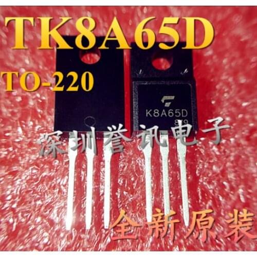 Xinyuan 10PCS/LOT TK8A65D TO-220F K8A65D TO220F TK8A65 TO-220 650V 8A new original