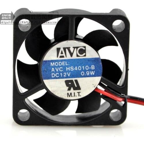 New original HS4010-B DC12V 0.9W 4010 4CM Small fan silent cooling fan