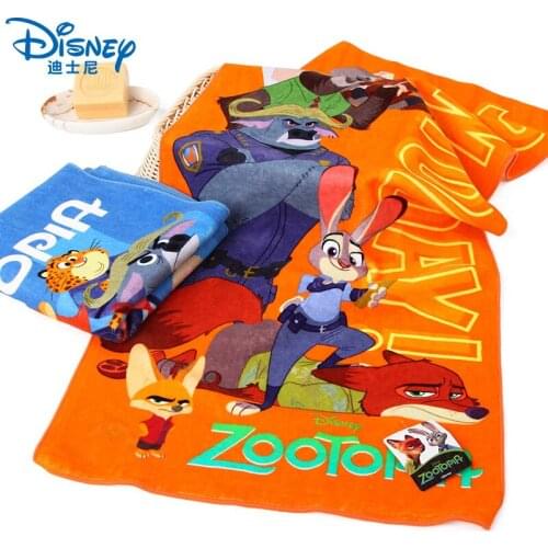 Disney Cartoon Print Zootopia Newborn Baby Face Towel 100% Cotton Soft Infants Toddlers Hand Towel Boy Girl Gifts Dropshipper