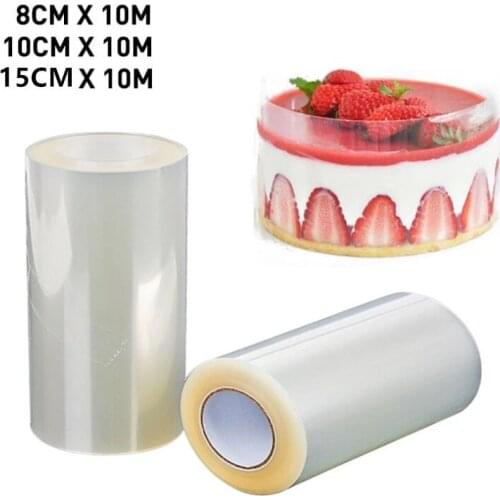 Transparent Cake Surround Film Acetate Film Mousse Chocolate Pastry Cakes Mold For DIY Kitchen Bakeware 3 sizes