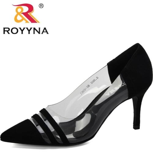 ROYYNA 2020 New Designers Women Shoes Sexy High Heels Stiletto Party Shoes Woman Comfortable Ladies Pumps Sapato Feminino Trendy