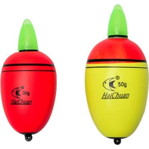 Fishing Buoy High Quality EVA Luminous Buoy Rock Fishing Rod Floating Ball Short Tail Floating Fishing Accessories 20g / 60g