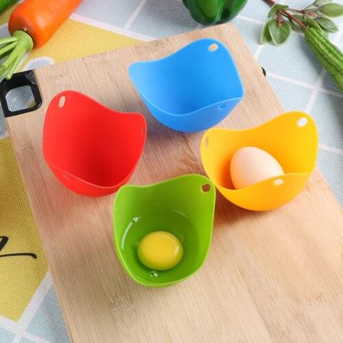 Egg Mold Silicone Egg Poacher Egg Baking Poached Cup Apparatus Poach Pods Kitchen Cooking Tool Egg Cookware Bakeware Tool