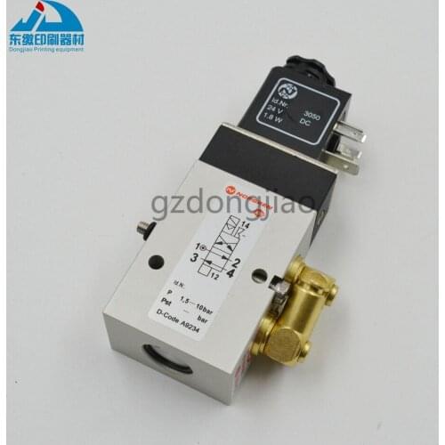 SM102/CD102/SM74 Printing Machinery 4/2-way Valve 61.184.1051