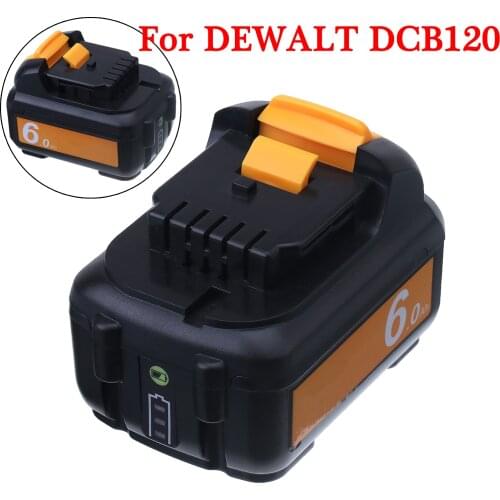 12V 6000mAh Li-ion Replacement Battery For DEWALT DCB120 DCB127 DCB121 DCB121 DCB100 DCB101 DCB119 DCF813 Power Tool Battery