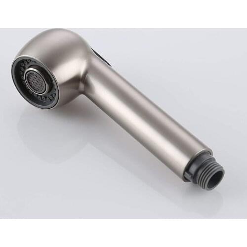Bathroom Kitchen Faucet Pull-Out Spray Head Replacement Part, Brushed Nickel