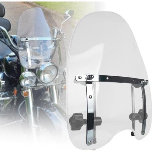 Motorcycle universal windshield Wind screen Clear For Benelli BN TNT600 BN600 TNT1130 BN300 BN302 BJ300 Honda Shadow Spirit 1100