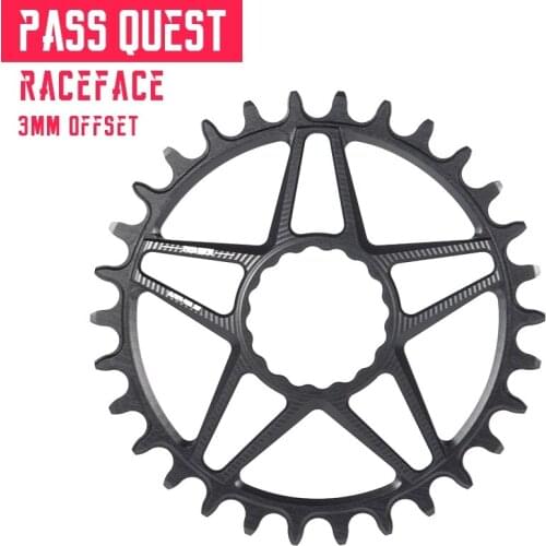 PASS QUEST RACEFACE crank special positive and negative tooth width narrow tooth sprocket mountain bike sprocket race PASS QUES