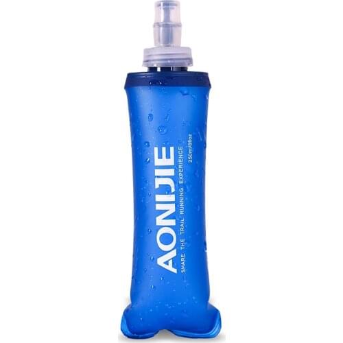 1Pcs 170ML/250ML/500ML Water Bags Outdoor Hiking Camping Foldable TPU Soft Flask Sports Cycling Running Water Bottle New