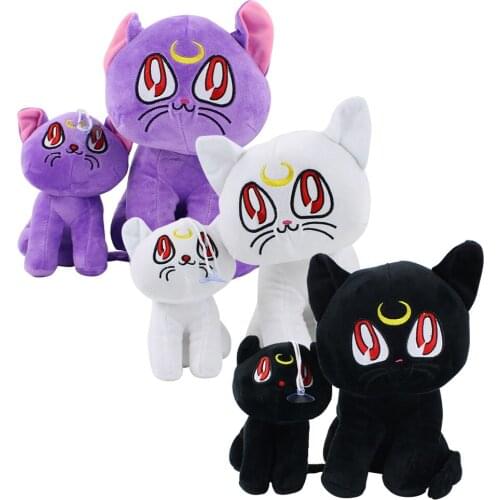 15-25cm Luna Lunar Artemis Diana cat plush doll toy hot anime cat soft plush doll toy