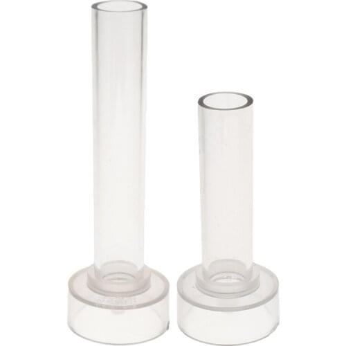 2pcs Plastic Round Church Top Candle Mould for Candle Making DIY Craft 15cm 20cm