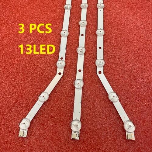 3 PCS/set 13LED LED Backlight strip for UN40H6203 UN40J6200 UE40H6203 UE40EH5300 D3GE-400SMB-R3 400SMA-R2 BN96-28767B 28766A