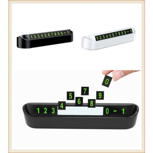 Car parts temporary stop sign phone number box for Volkswagen VW polo passat b5 b6 CC golf jetta mk6 tiguan Gol