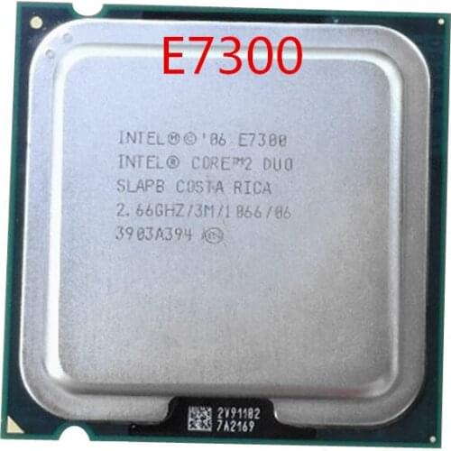 Free shipping E7300 Desktop CPU 2.66GHz 3M/1066Mhz Computer LGA 775 775pin Original authentic processor