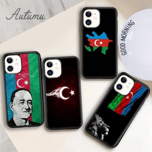 Azerbaijan buta flag Phone Case for iPhone 11 12 Pro Max mini X XR XS SE 2020 5 6S 7 8 Plus Samsung Galaxy S8 S9 S10 Cover shell