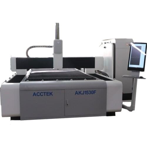 Jinan AccTek fiber lazer incising milling machine 1530 with stronger rigidity
