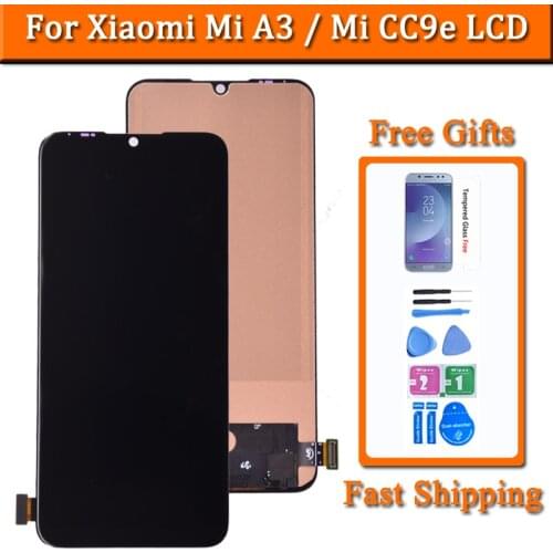 Display For Xiaomi Mi A3 MiA3 LCD Touch Screen Digitizer Assembly For Xiaomi Mi CC9E Display Replacement Part
