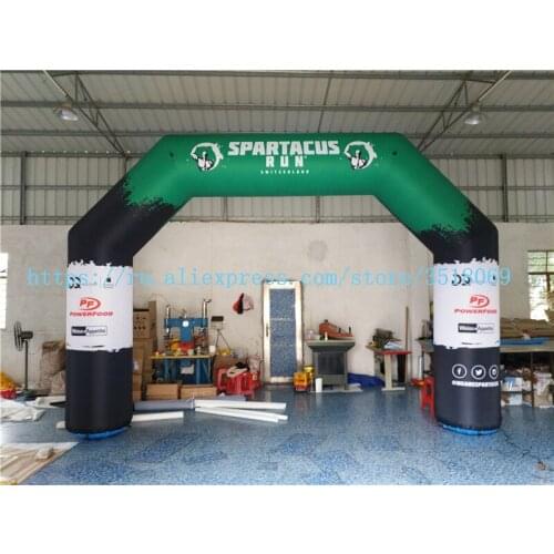 For sale 5.6/3.8m high quality outdoor commercial campaign Oxford cloth inflatable arch with built-in fan