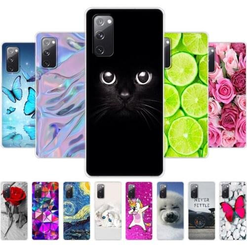 For Samsung Galaxy S20 FE Case 6.5" Tpu Soft Silicon Back Phone Cover For Samsung S20 fe Bumper GalaxyS20 FE S20FE Funda coque