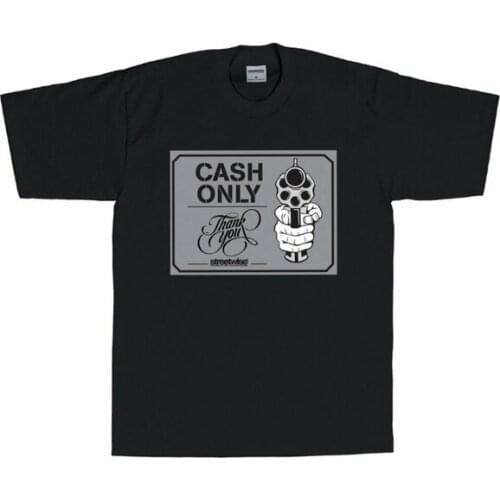 Streetwise Cash Only T-Shirt (Black)